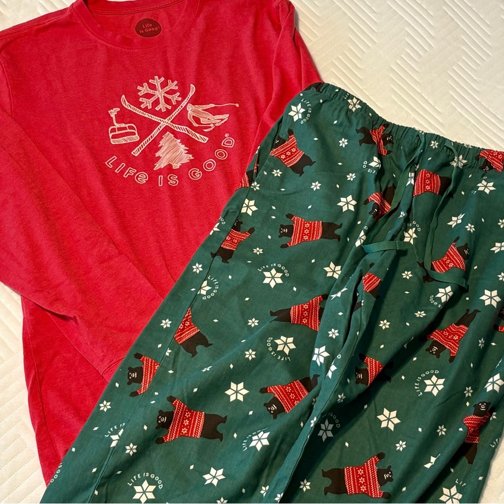 Life Is Good Pajama Set